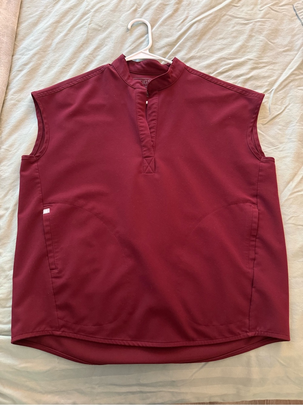 Rafaela Oversized Scrub Top™ Burgundy XS